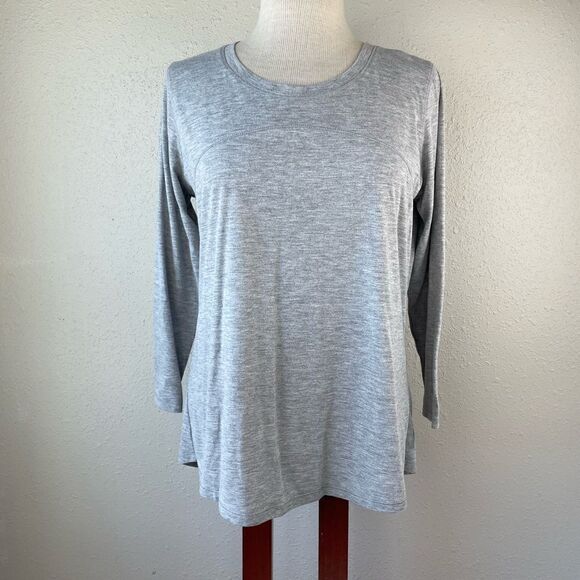 RBX Long Sleeve Light Gray Top Size L EUC - Picture 1 of 6